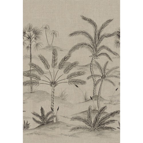 Mural SKOURA LIN/NOIR Casamance 78223874 1