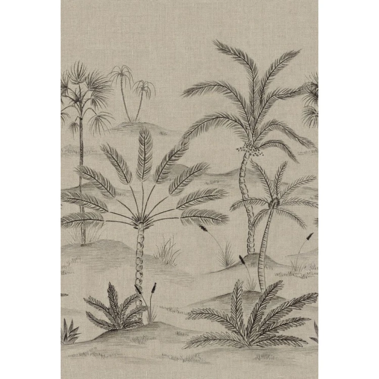 Mural SKOURA LIN/NOIR Casamance 78223874 1