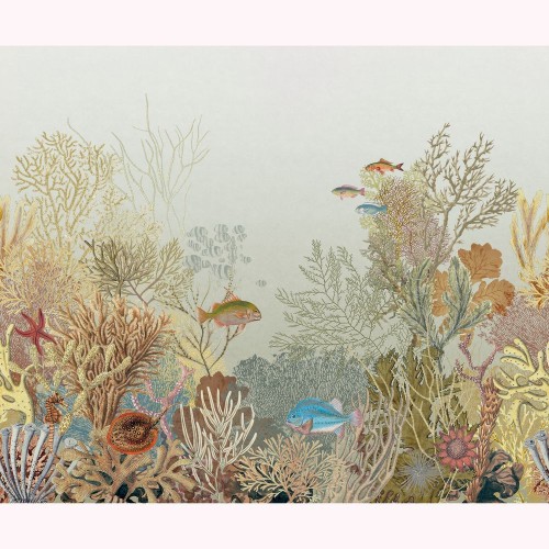 Mural AQUARIUM BEIGE SEPIA Casadeco 201540307, 201540308, 201540309 1