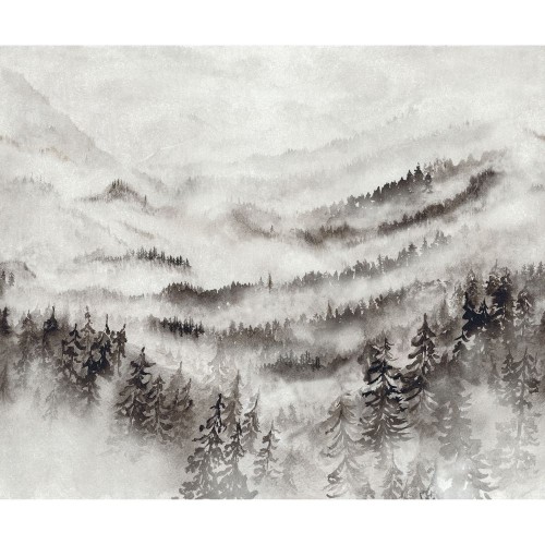 Mural MORNING MIST GRIS BRUME Casadeco 200189107, 200189111, 200189112 1