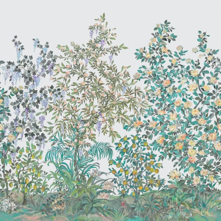 Mural CONFIDENCES SOUS L'ORANGER Casadeco 200117909 1