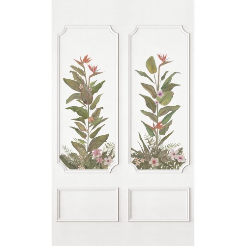Mural ECLAT TROPICAL VERT FEUILLE Casadeco 201427492 1
