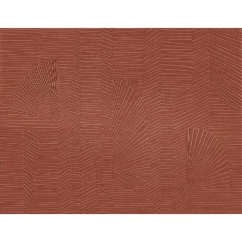 Mural DANSE DES SAMPANS ORANGE BRÛLÉE Casamance 70822261 1