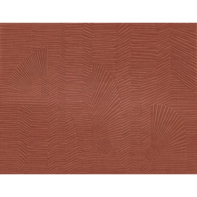 Mural DANSE DES SAMPANS ORANGE BRÛLÉE Casamance 70822261 1