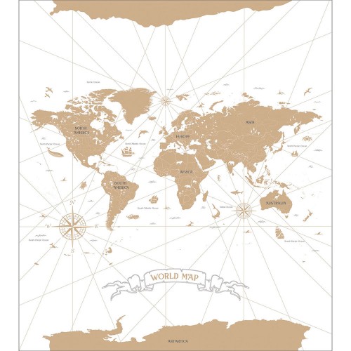Mural TRAVEL IS MY THERAPY BLANC Caselio 103410101, 103410102 1
