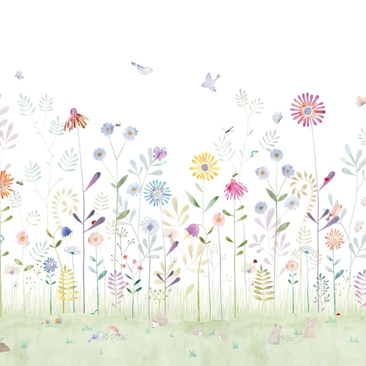 Mural THE GARDEN SMALL WORLD FULL Casadeco 88557812 1