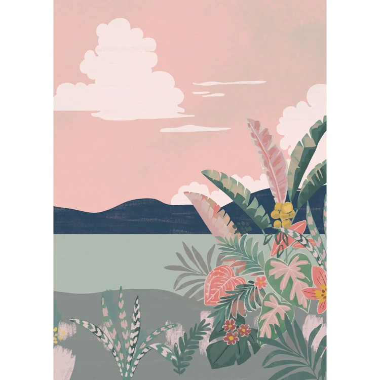 Mural CALIFORNIA SUNRISE MULTICOULEURS Caselio 103424803, 103424804 1